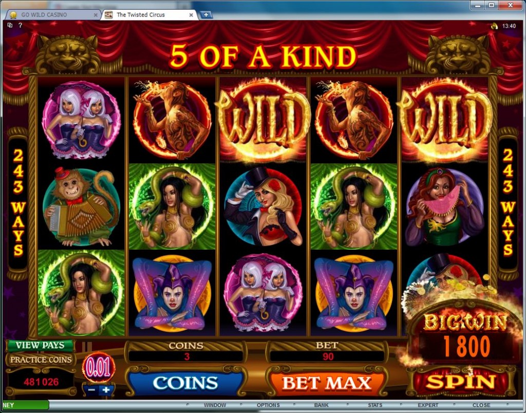 Twisted Circus slots