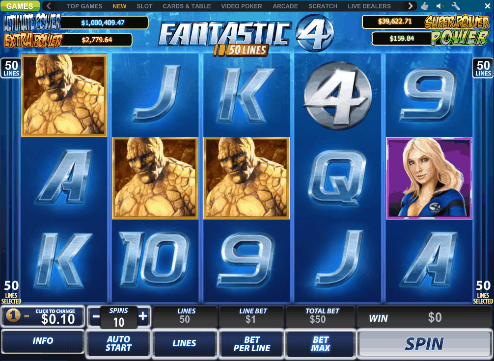 Fantastic Four slots