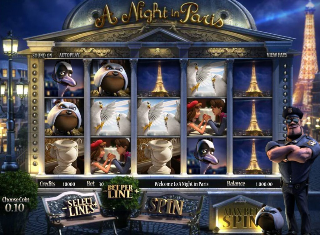 Night in Paris 3D slot